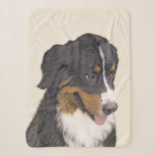 Bernese Mountain Hund Malerei - Original Hunde Kun Sherpadecke