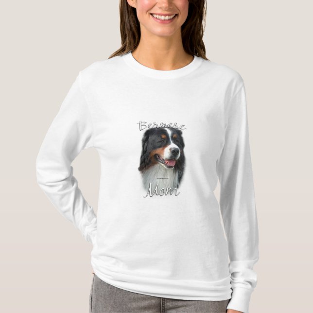Bernese Mountain Hund Mama 2 T-Shirt (Vorderseite)