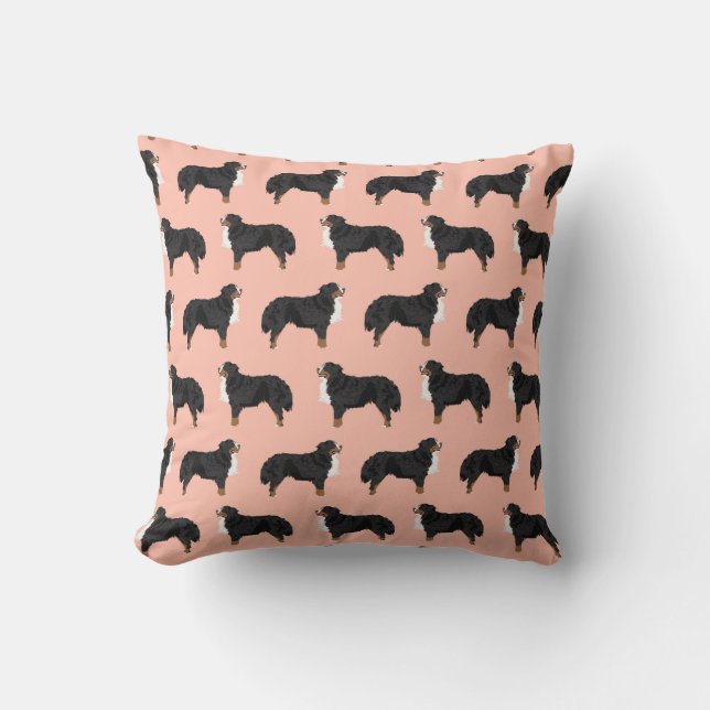 Bernese Mountain Hund Pillow - Hundegeschenk Kissen (Vorderseite)