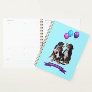Bernese Mountain Hunde Happy Birthday Geschenktasc Planer