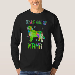 Bernese Mountain Mama Colorful Hund Mama T-Shirt