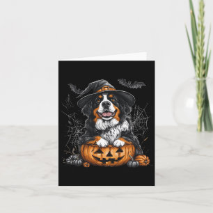 Bernese Mountain Pumpkin Halloween Erntedank Me Karte