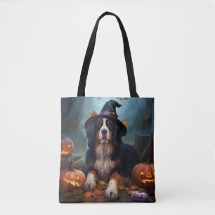 Bernese Mountain Pumpkins Halloween Beängstigend Tasche