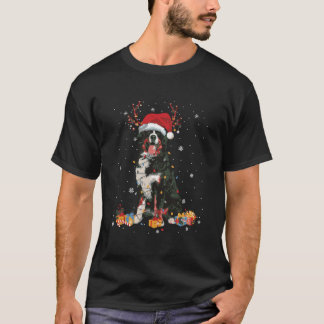 Bernese Mountain Rentier Light Weihnachtsgeschenk T-Shirt
