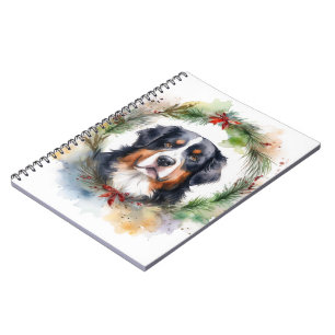 Bernese Mountain Weihnachtsfest Papa Notizblock