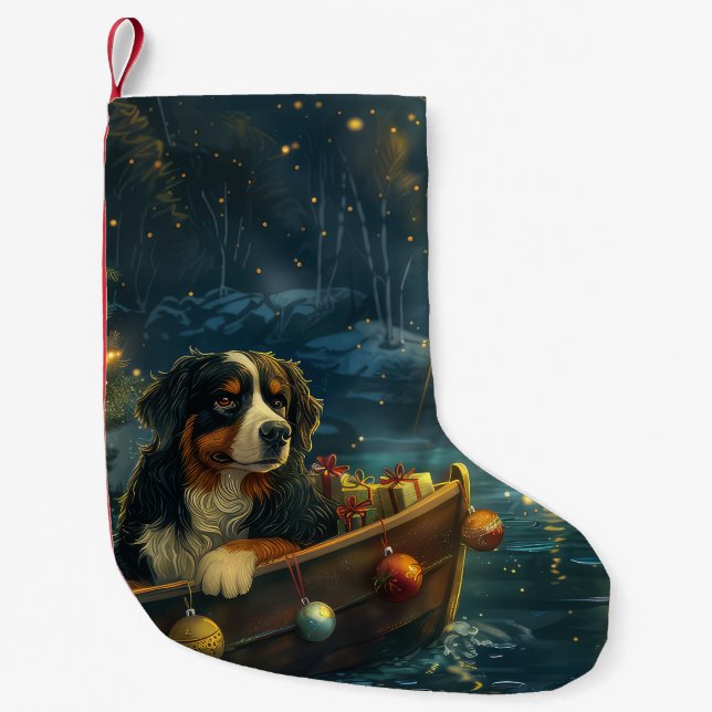 Bernese Mountain Weihnachtsfest Reise Kleiner Weihnachtsstrumpf (Vorderseite)