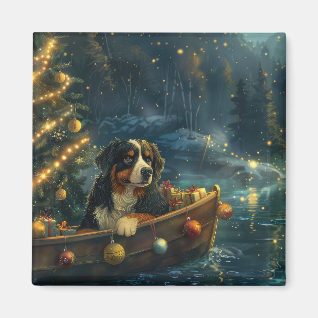 Bernese Mountain Weihnachtsfest Reise Magnet (Vorne)