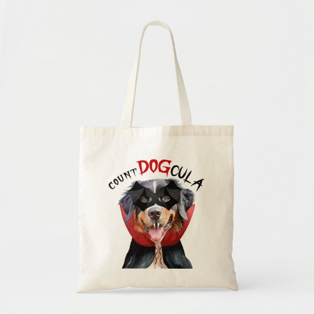 Bernese Mountiain Vampire Dog Trick oder Tree Tragetasche (Vorne)