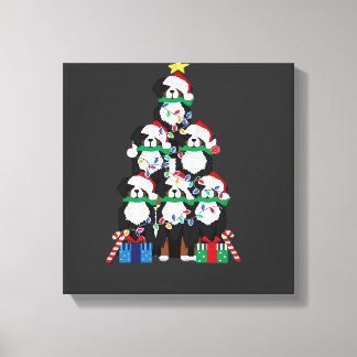Bernese Mt Dog Puppy Christmas Tree Classic T-Shir Leinwanddruck
