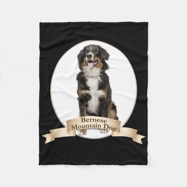 Bernese Mt. HundeFleece-Decke Fleecedecke (Vorderseite)