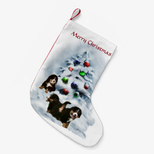Bernese Mtn Hundewelpen-Weihnachten Kleiner Weihnachtsstrumpf