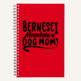 Bernese Puppy Mama, Bernese Dog Mother, Bernese Ma Notizbuch