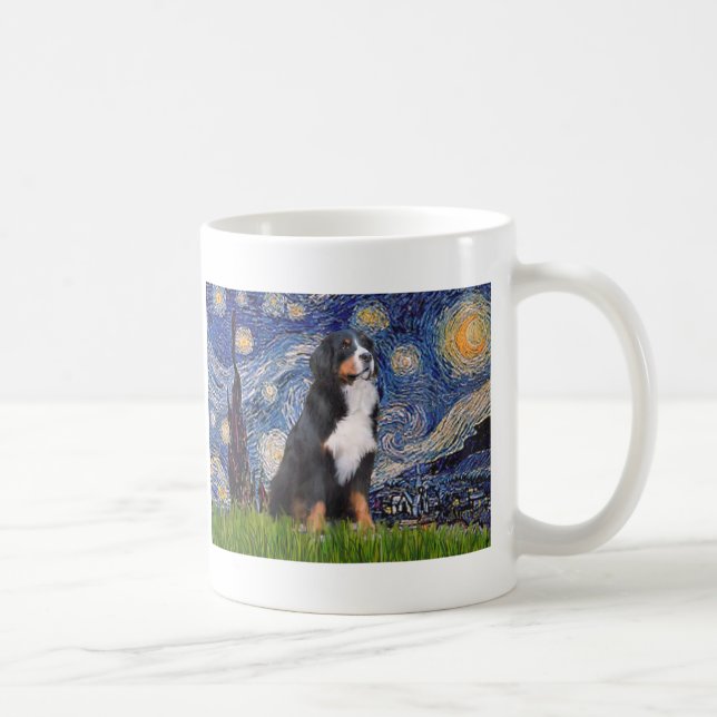 Bernese - Starry Night Kaffeetasse (Rechts)