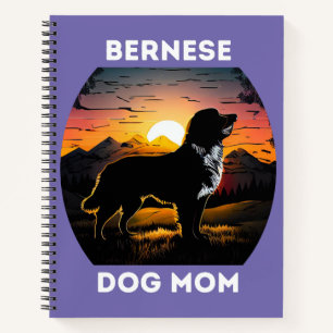 Bernese und die aufstrebende Sonne für die Berner  Notizbuch