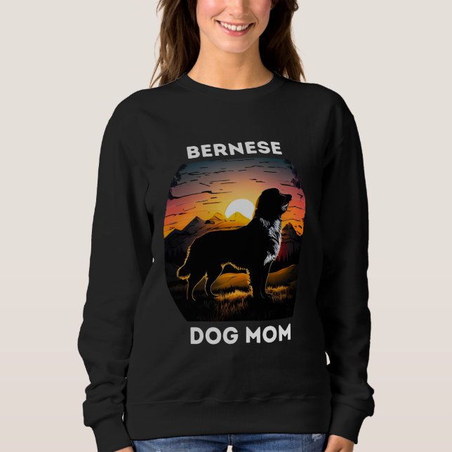 Bernese und die aufstrebende Sonne für die Berner  Sweatshirt (Vorderseite)