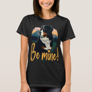 Bernesemountaindown mit Herz-Hund-Liebe für Valen T-Shirt
