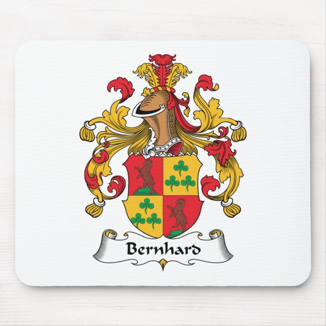 Bernhard-Familienwappen Mousepad (Vorne)