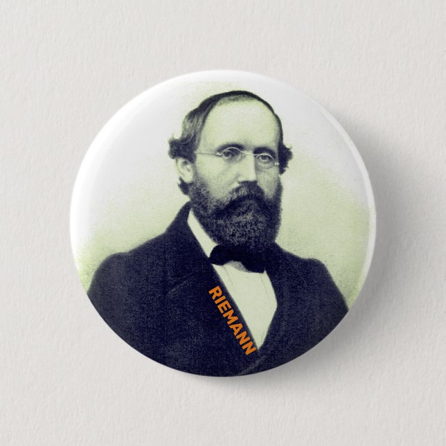 Bernhard Riemann Button (Vorderseite)