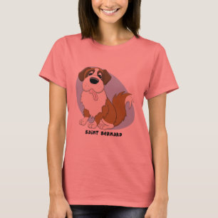 Bernhardiner-Damen-Wecker-T - Shirt