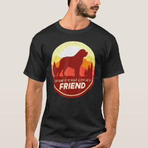 Bernhardiner Dog Retro 12 T-Shirt