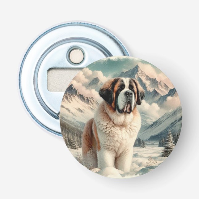 Bernhardiner Flaschenöffner (Vorderseite)