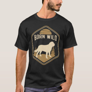 Bernhardiner Hund Retro 14 T-Shirt