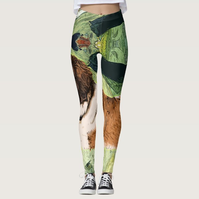 Bernhardiner-HundeLeggings Leggings (Vorderseite)