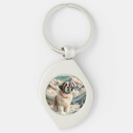 Bernhardiner Schlüsselanhänger