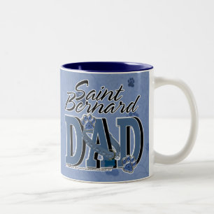 Bernhardiner-VATER Zweifarbige Tasse