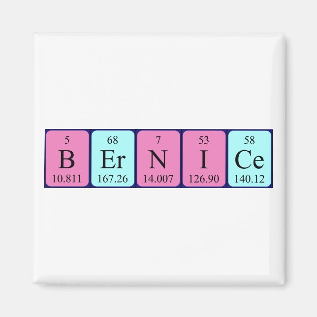Bernice Periodenmagnet Magnet (Vorne)