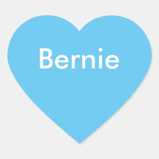 Bernie Autoaufkleber Herz-Aufkleber (Vorderseite)