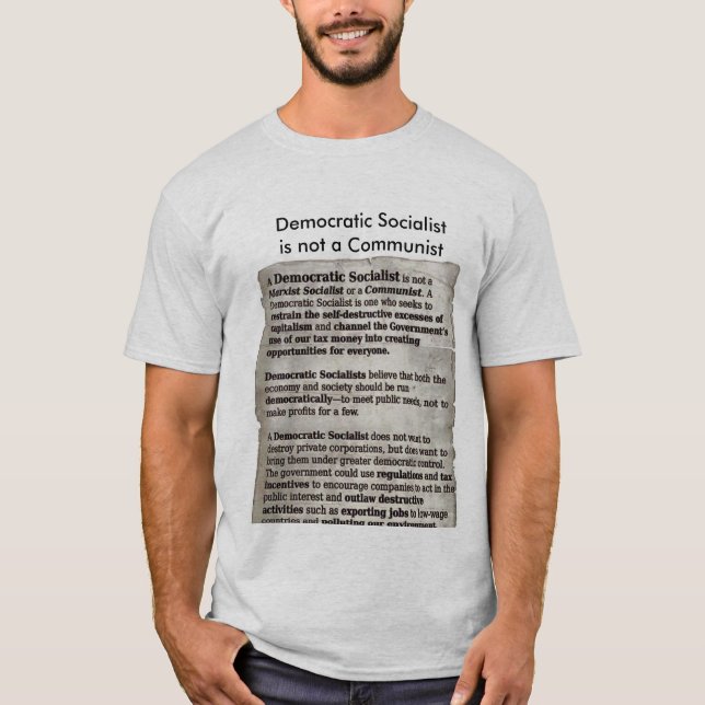 #Bernie demokratischer sozialistischer Bildungs-T T-Shirt (Vorderseite)