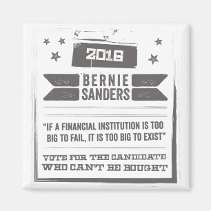 Bernie: Der Kandidat kann nicht gekauft werden Magnet