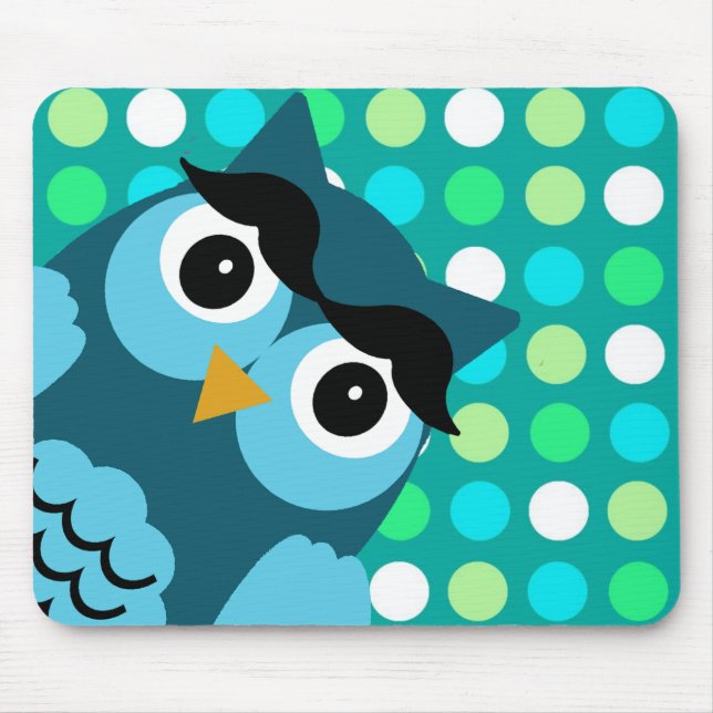 Bernie die Eule Mousepad (Vorne)