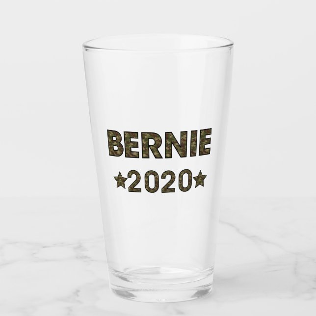 Bernie Election 2020 Glas (Vorderseite)