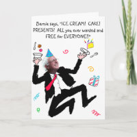 Bernie Free-for-All-Geburtstagskarte