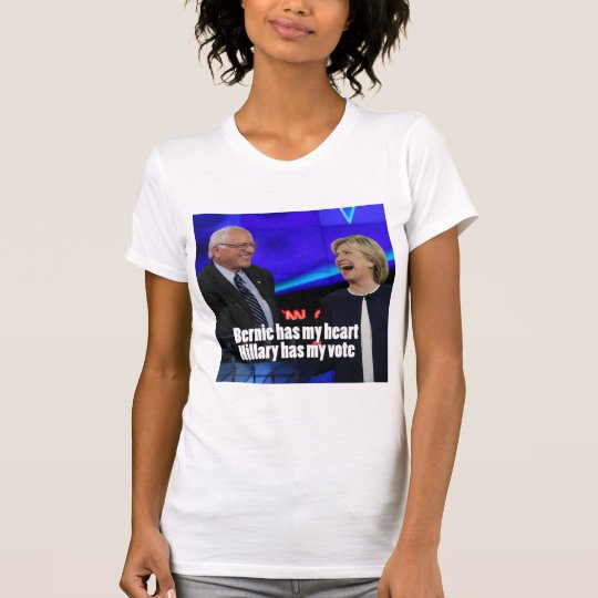 Bernie hat mein Herz, Hillary hat mein T-Shirt