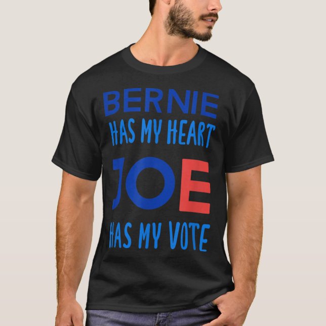 Bernie hat mein Herz Shirt Funny Election 202 (Vorderseite)