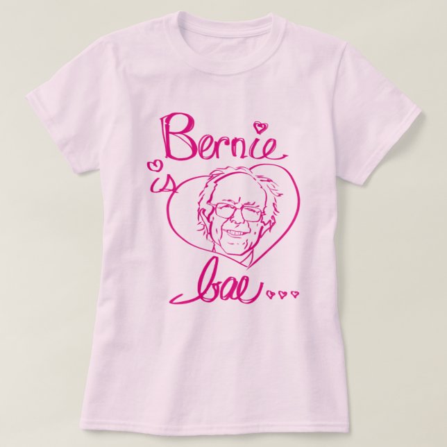 Bernie ist das T-Shirt Bae Frauen (Design vorne)