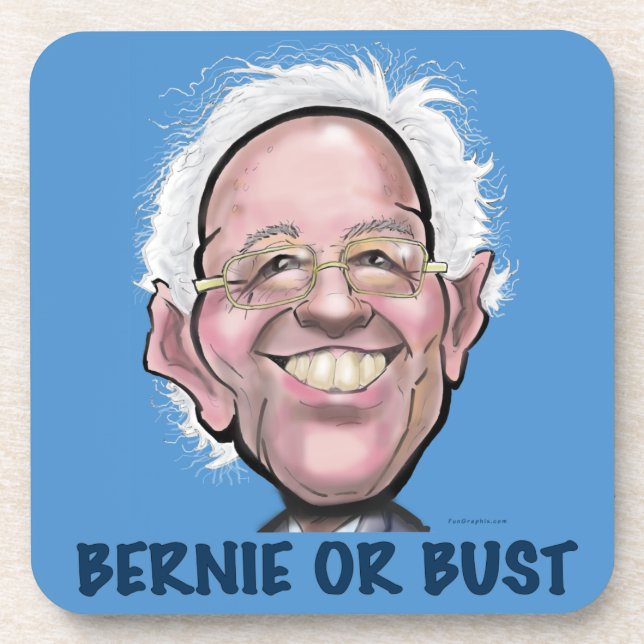 BERNIE ODER BUST UNTERSETZER (Vorderseite)