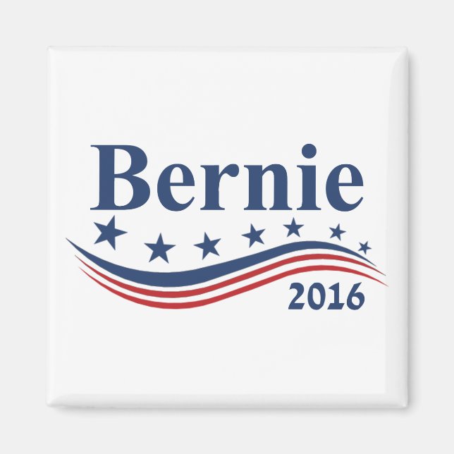 Bernie Sanders 2016 Magnet (Vorne)