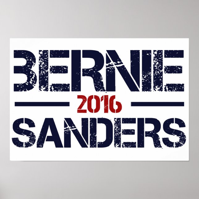 Bernie Sanders 2016 Poster (Vorne)
