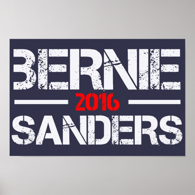 Bernie Sanders 2016 Poster (Vorne)