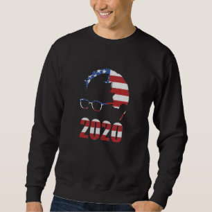 Bernie Sanders 2020 Bernie Hair and Glasses Usa F Sweatshirt