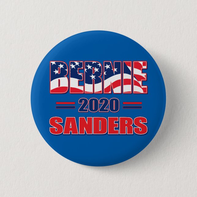 Bernie-Sanders-2020 Button (Vorderseite)