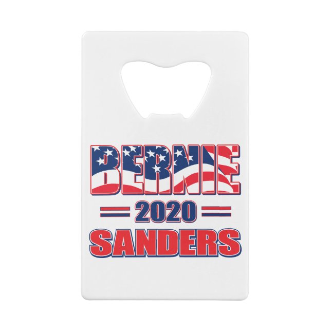 Bernie-Sanders-2020 Geldbeutel Flaschenöffner (Rückseite)