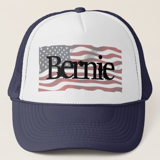 Bernie Sanders Baseball Cap Truckerkappe (Vorderseite)