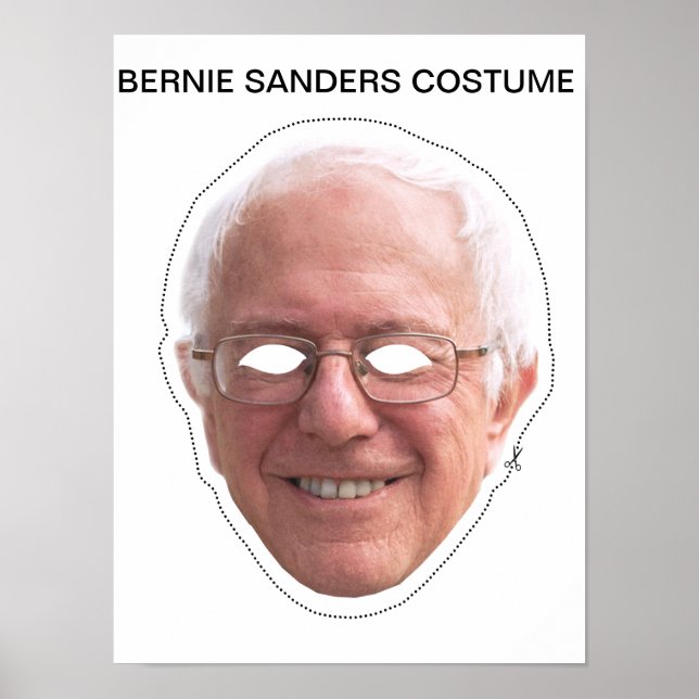 Bernie Sanders Costume Poster (Vorne)