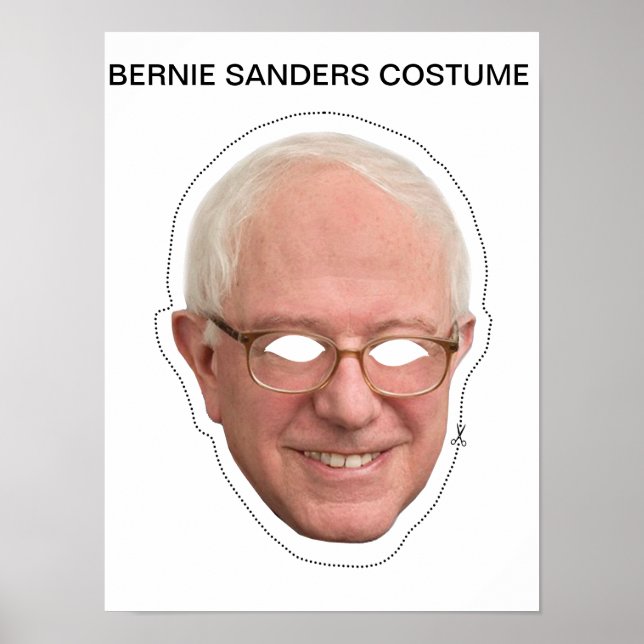 Bernie Sanders Costume Poster (Vorne)