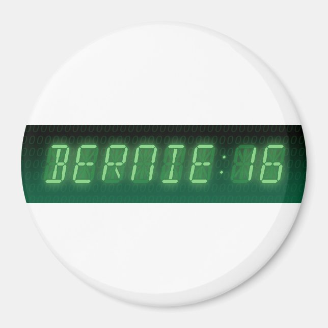 Bernie Sanders Digital Readout Magnet (Vorne)